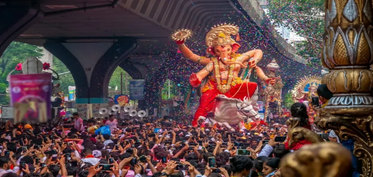 পুনের গণেশোৎসব (ফাইল)