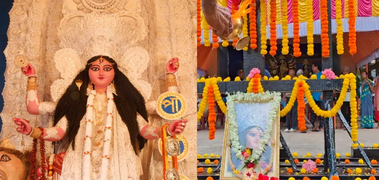 চন্দননগরের  জগদ্ধাত্রীর কাঠামো পুজো