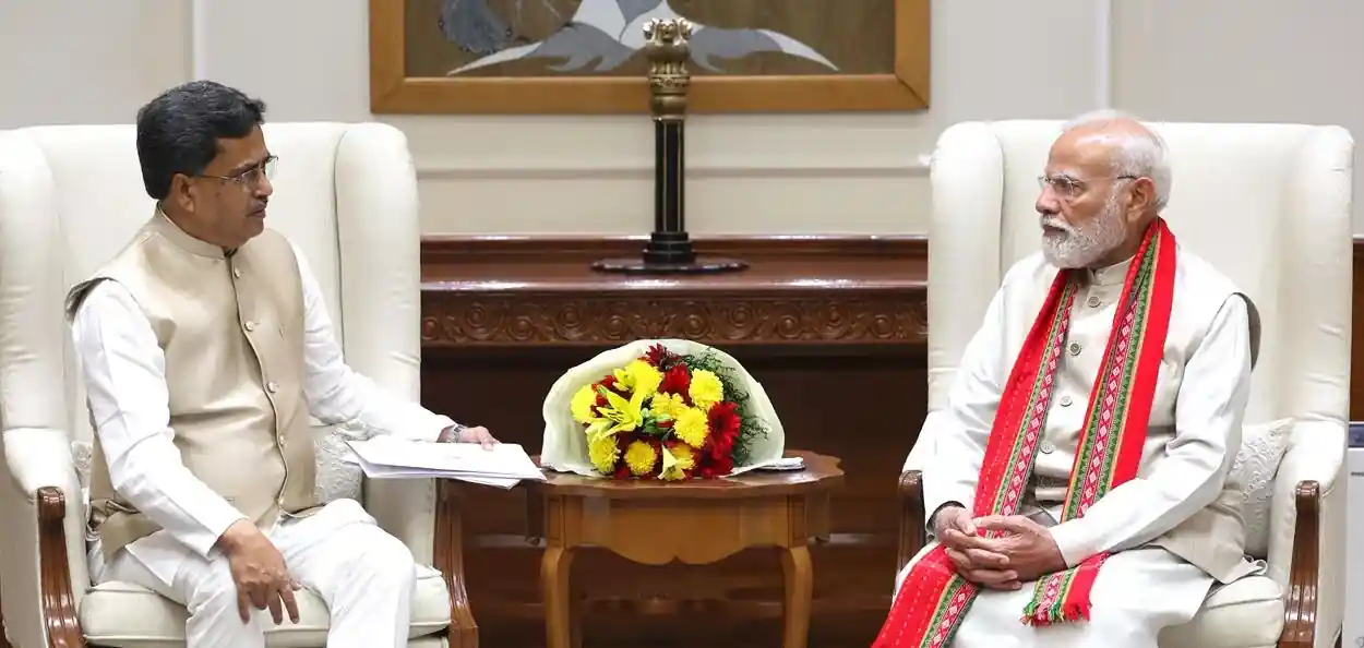 ত্রিপুরার মুখ্যমন্ত্রী ড. মানিক সাহা প্রধানমন্ত্রী মোদীর সঙ্গে সাক্ষাৎ করলেন