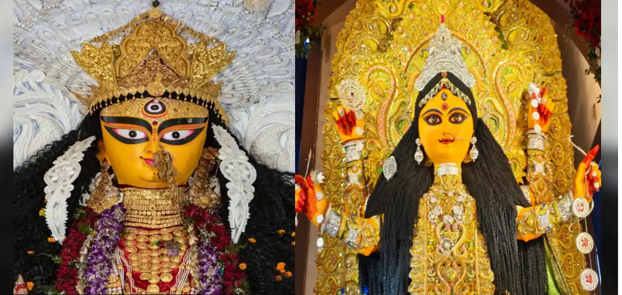 কৃষ্ণনগরের বিখ্যাত বুড়িমা ও চন্দননগরের বিখ্যাত রানি মায়ের ছবি