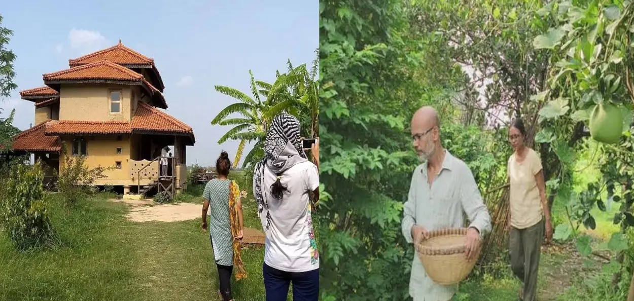 দেবল মজুমদার ও অপরাজিতা সেনগুপ্ত ,আর রূপপুর গ্রামে অবস্থিত তাদের বাড়ি