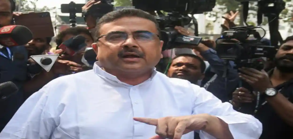 নির্বাচন কমিশনের অফিসে রাজ্যের বিরোধী দল নেতা শুভেন্দু অধিকারী