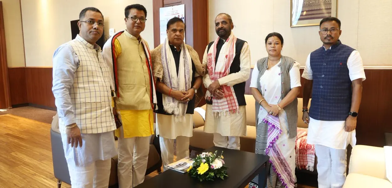 মুখ্যমন্ত্রী হিমন্ত বিশ্ব শর্মার সকাশে হান্সরাজ গঙ্গারাম আহির 