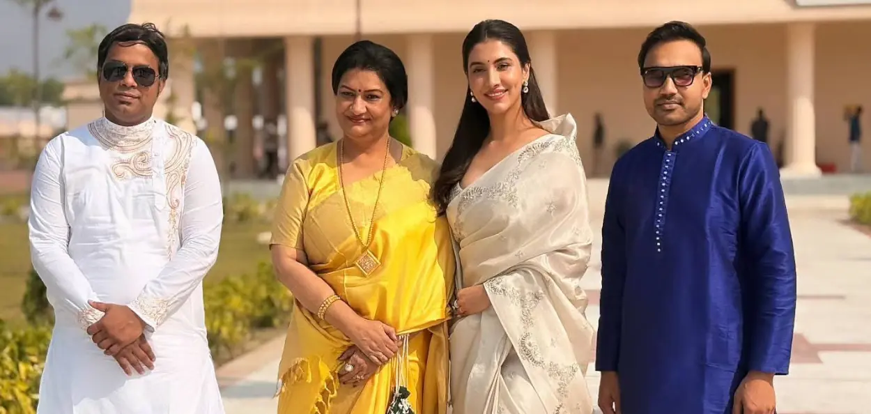 দীঘায় জগন্নাথ দর্শনে রুক্মিণী