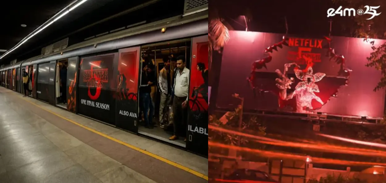 ‘Stranger Things’ হাইপ এখন ভারতে, দিল্লি মেট্রো পরিণত হল ভয়াল ‘আপসাইড ডাউন’-এ