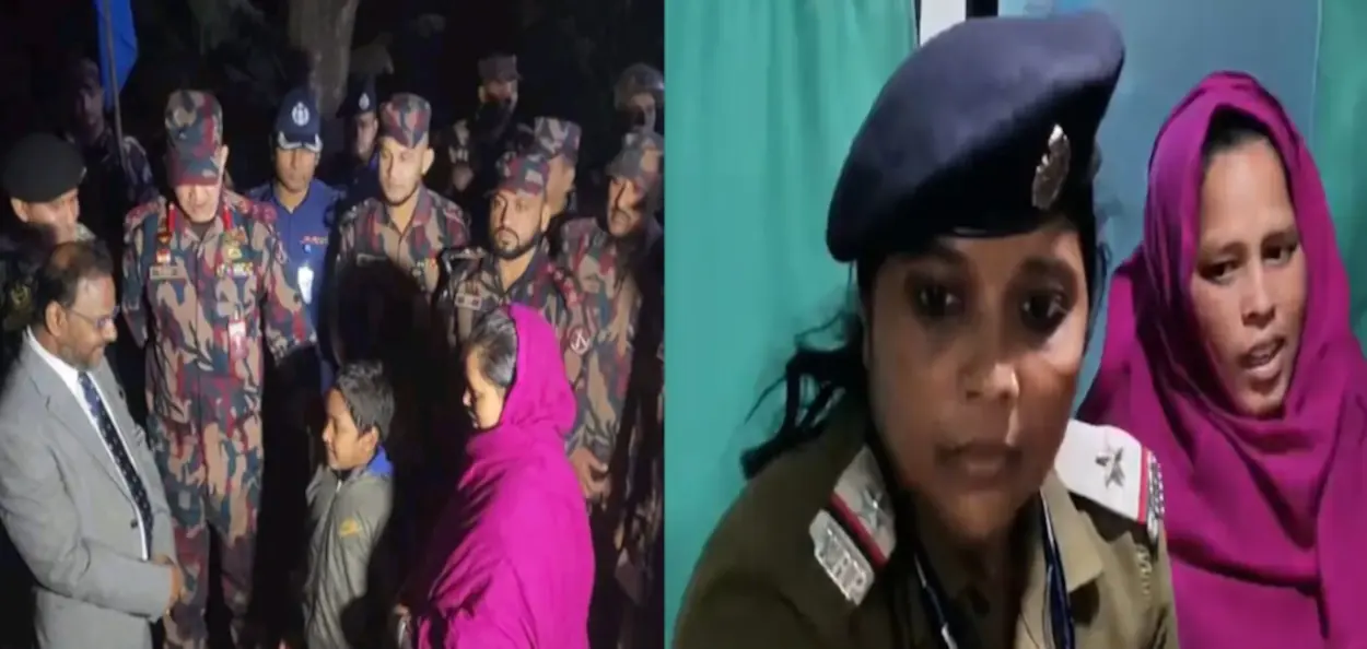 মেহদিপুর সীমান্ত দিয়ে দেশে ফিরলেন সোনালি বিবি ও তাঁর ছেলে