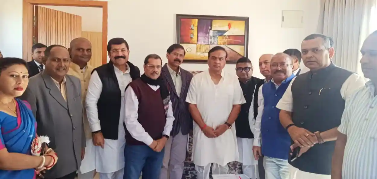 শিলচরে মুখ্যমন্ত্রীর সকাশে ভাষা শহিদ স্টেশন শহিদ স্মরণ সমিতির প্রতিনিধিরা