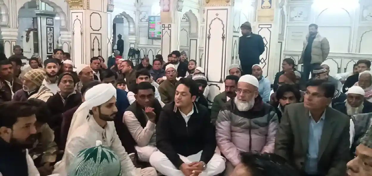 রাজস্থানের মুসলমান সমপ্রদায়ের আয়োজিত এক বিবাহের দৃশ্য