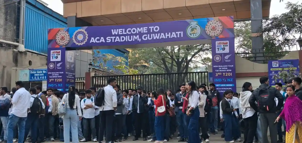 বর্ষাপাড়ায় ভারত–নিউজিল্যান্ড টি-টোয়েন্টির জন্য প্রস্তুত অসম