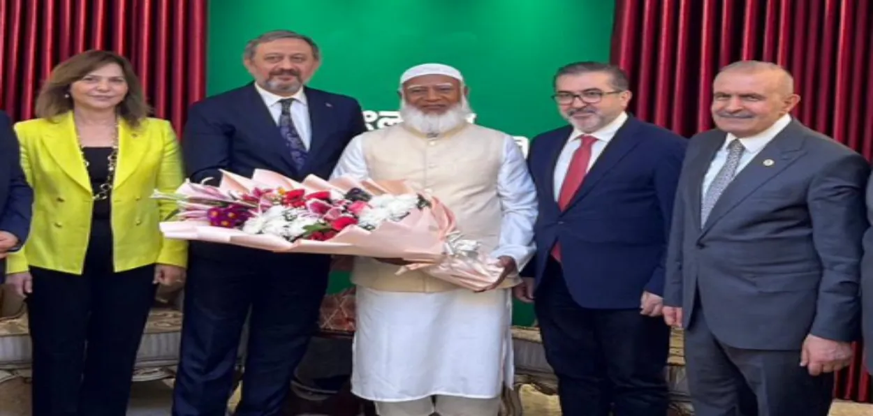 শফিকুর রহমান, আমির বাংলাদেশ জামায়াতে ইসলামী তুর্কি প্রতিনিধিদলের সাথে