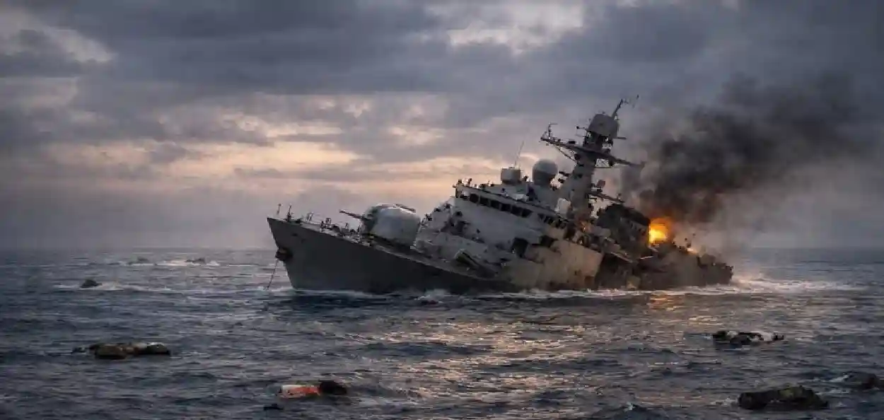 মার্কিন নৌবাহিনীর সাবমেরিনের টর্পেডো হামলায় ধ্বংস ইরানের যুদ্ধজাহাজ; ১৪৮ জনের মৃত্যু