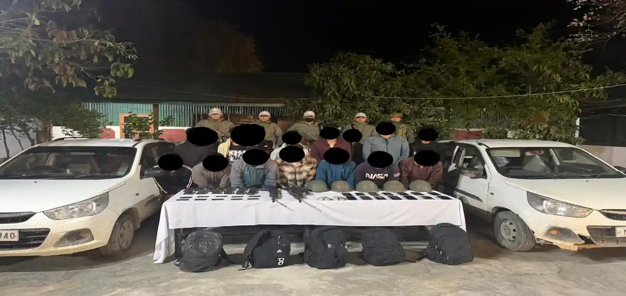 মণিপুরে ১৪ জন ইউএনএলএফ (কোইরেং) জঙ্গি গ্রেপ্তার; অস্ত্র ও গোলাবারুদ উদ্ধার