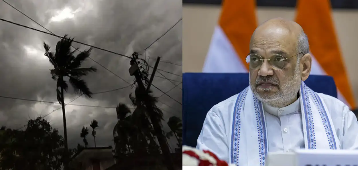 কালবৈশাখীর দাপটে দেরি, আকাশে চক্কর কেটে কলকাতায় নামল অমিত শাহের বিমান