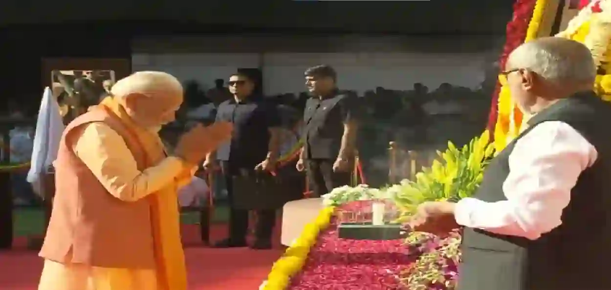 উপরাষ্ট্রপতি সি পি রাধাকৃষ্ণন ও প্রধানমন্ত্রী মোদি বাবাসাহেব আম্বেদকরের ১৩৫তম জন্মবার্ষিকীতে শ্রদ্ধা জানান