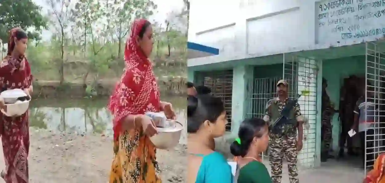 সুন্দরবনের মুসলিম মহিলারা দেখালেন উদারতা নিজেদেরই জোটে না, তবুও ভোটের ডিউটিতে থাকা জওয়ানদের রেঁধে খাওয়ালেন তাঁরা
