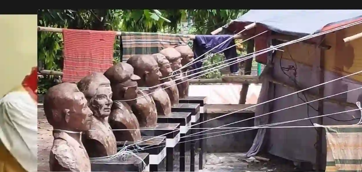 বাংলাদেশে সাত বীরশ্রেষ্ঠ ভাস্কর্যের গলায় দড়ি
