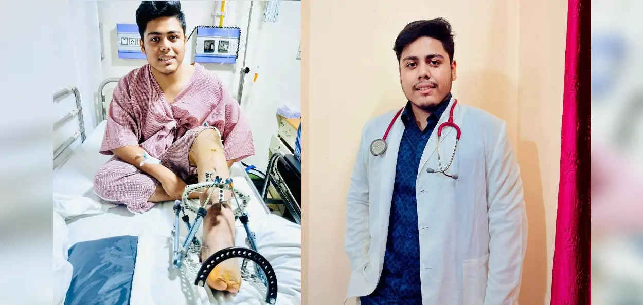 শারীরিক প্রতিবন্ধকতাকে জয় করে সফল চিকিৎসক অমল দেব
