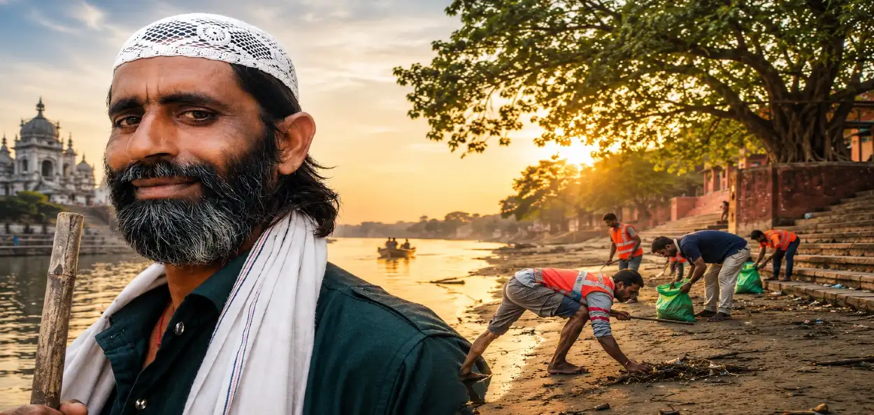 নদী রক্ষাই জীবনের ব্রত, গঙ্গার প্রহরী লাল মহম্মদ