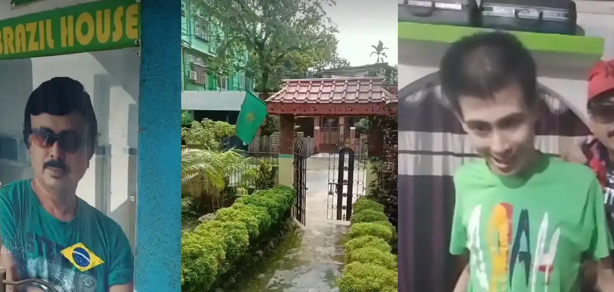 বিশ্বকাপ এলেই জেগে ওঠে ‘এক টুকরো ব্রাজিল’, বাবা-ছেলের স্বপ্নে গড়া জলপাইগুড়ির ব্রাজিল হাউস