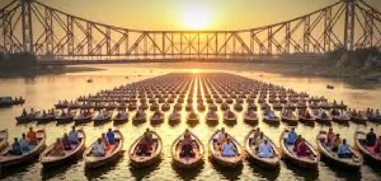 আন্তর্জাতিক যোগ দিবসে হুগলি নদীতে নামবে ৫০০-রও বেশি নৌকা, বিশ্বরেকর্ড গড়ার প্রস্তুতি