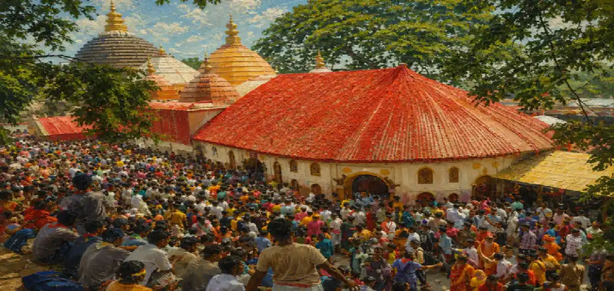 “অম্বুবাচী: মহামায়া কামাখ্যার সৃষ্টিশক্তির মহোৎসব, তন্ত্রসাধনার মহাপীঠে আধ্যাত্মিকতার মহাসমাগম”