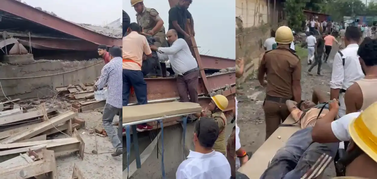তারাতলায় নির্মীয়মাণ গুদামের ছাদ ধস, ধ্বংসস্তূপে আটকে পড়ার আশঙ্কা ৪০-৫০ শ্রমিকের