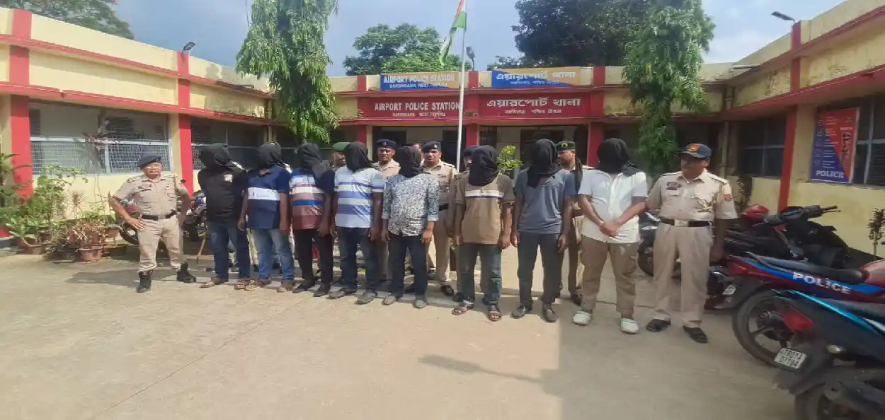 আগরতলায় ধৃত  ৮ অনুপ্রবেশকারী বাংলাদেশী, তদন্তে পুলিশ সহ কেন্দ্রীয় নিরাপত্তা সংস্থা