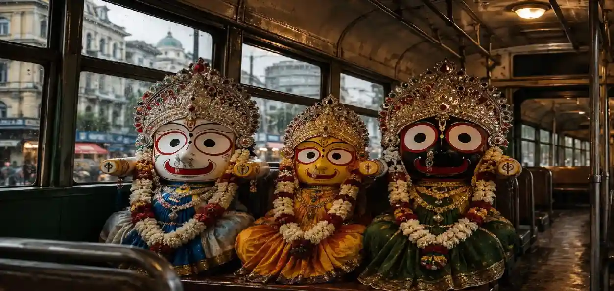 গড়িয়াহাট থেকে শ্যামবাজার, রথযাত্রায় ট্রামেই জগন্নাথের পরিক্রমা! ঐতিহ্য ও ভক্তির অনন্য মেলবন্ধনের সাক্ষী কলকাতা