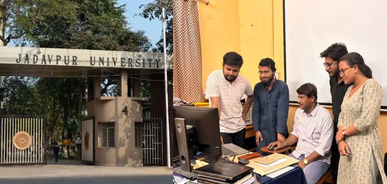 মহাকাশ-সংক্রান্ত গবেষণার  আলোচনায় নিমগ্ন অধ্যাপক ফারুক রহমান এবং তাঁর গবেষক দল