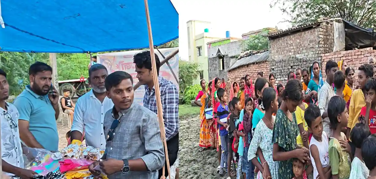ঈদ হোক বা দুর্গাপুজো, সবার আগে মানুষ! সুন্দরবনে সম্প্রীতির নজির, অসহায়দের মন জিতলেন ইয়ামুদ্দিন সাহাজী ও তাঁর টিম