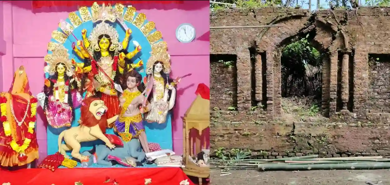 গণেশ-কার্তিকহীন দুর্গাপ্রতিমা, ২৫৬ বছরের ঐতিহ্য! অসমের হাইলাকান্দির পুরকায়স্থ বাড়িতে আজও অটুট বনেদিয়ানা
