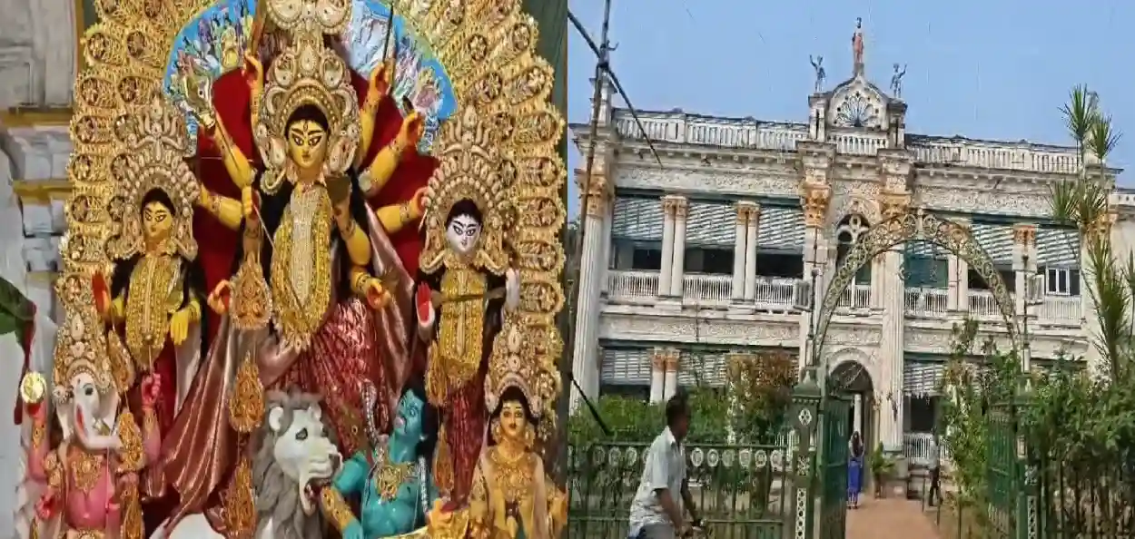 ২০০ বছরের পুজো, তবু ফিকে হয়নি সম্প্রীতির জৌলুস! ধান্যকুড়িয়ার জমিদার গাইন-বল্লভ বাড়ির দুর্গোৎসবে আজও মুছে যায় বিভেদের দেওয়াল