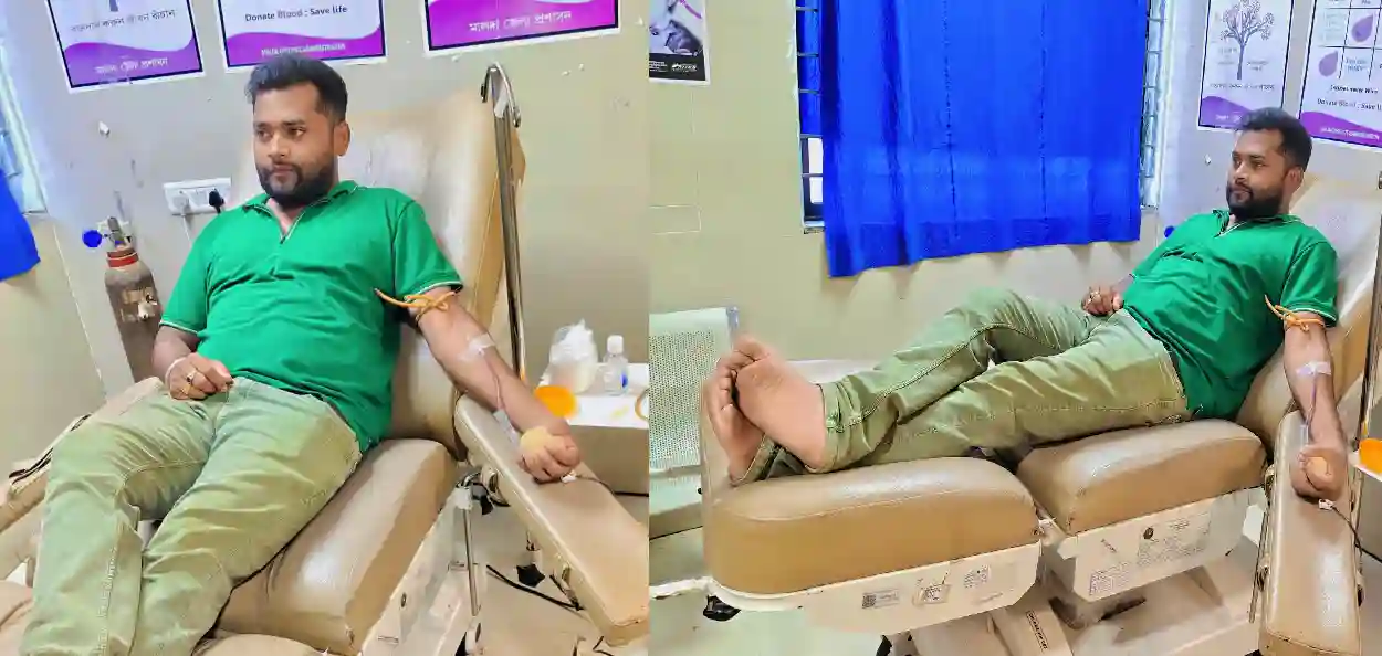 এক ফোনেই ছুটে যান হাসপাতালে! ৪০০-র বেশি মুমূর্ষু রোগীর ভরসা মালদার ‘ব্লাডম্যান’ মিসবাহুল আলম জেমস, গড়েছেন একটি ‘মানবিক’ টিম 